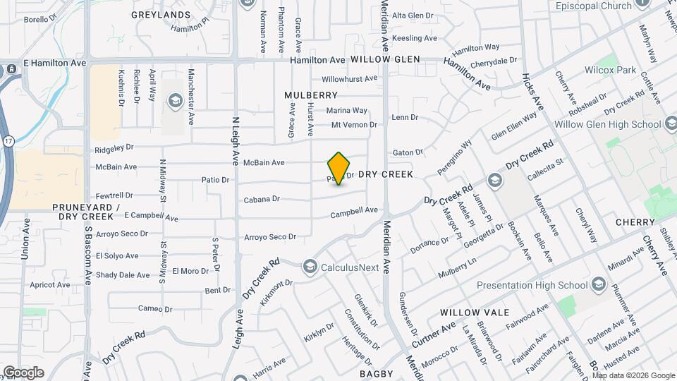 1711 Cabana Dr Map and Location Details