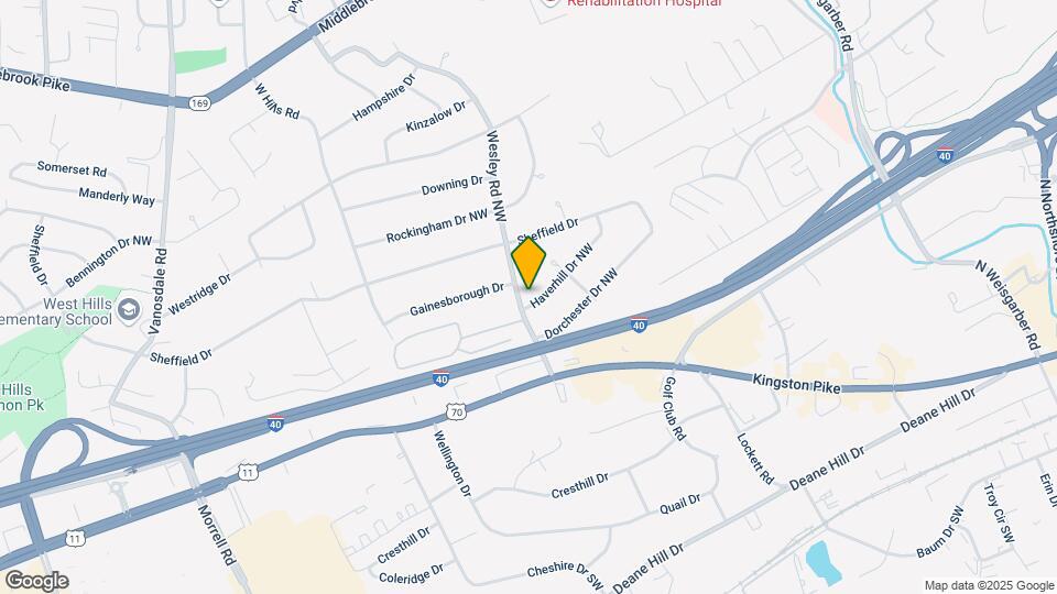 6919 Haverhill Dr NW Map and Location Details