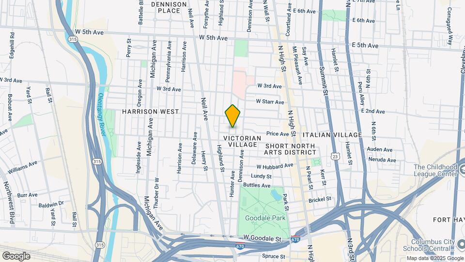 946 Hunter Ave Map and Location Details