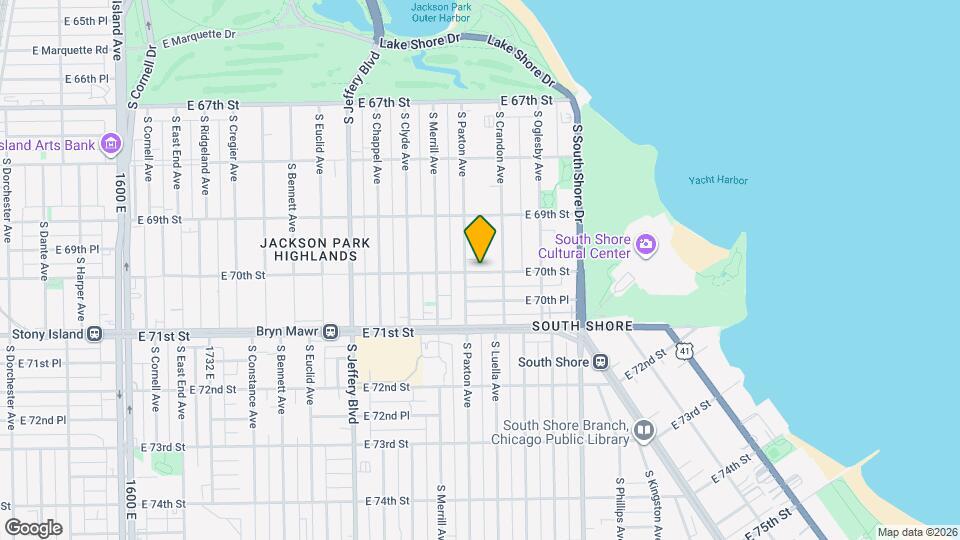 2234 E 70th St Map and Location Details