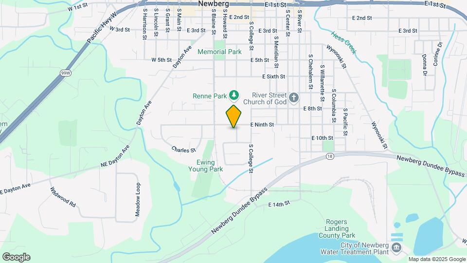 909 S School St, Unit B Map and Location Details