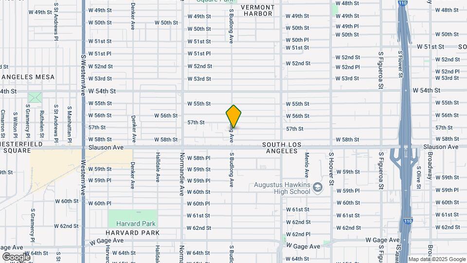 5704 S Budlong Ave Mapa y Detalles de la Ubicación