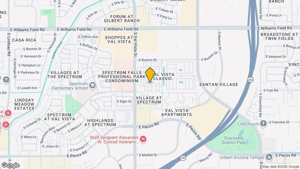 1701 E Dogwood Ln Mapa y Detalles de la Ubicación