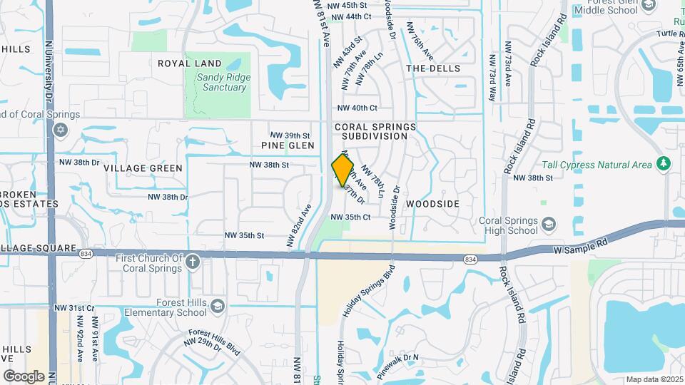 3690 NW 80th Ave Map and Location Details