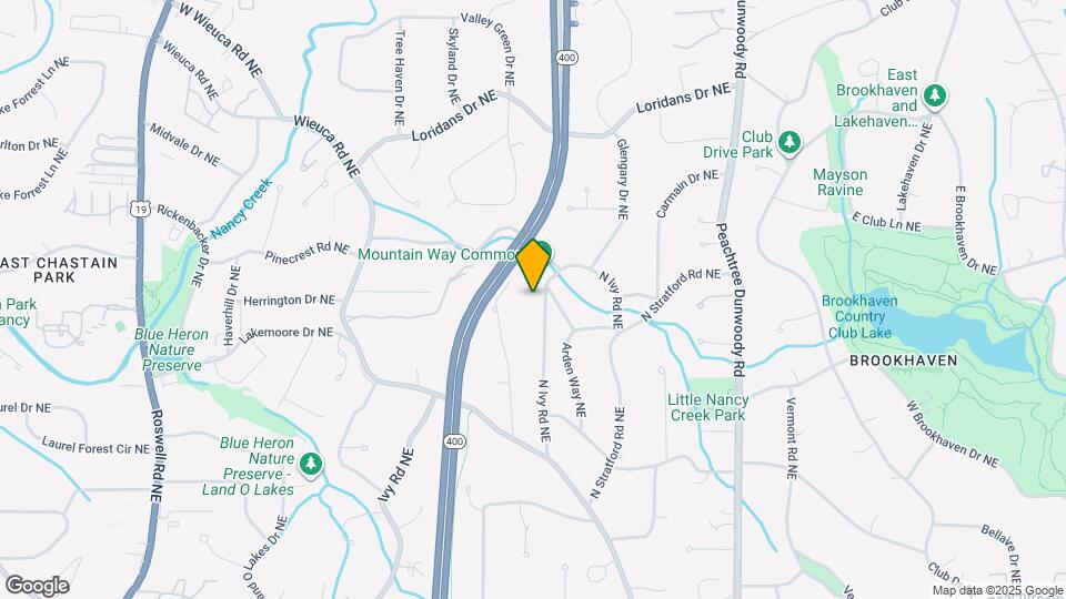 4104 N Ivy Rd NE Map and Location Details