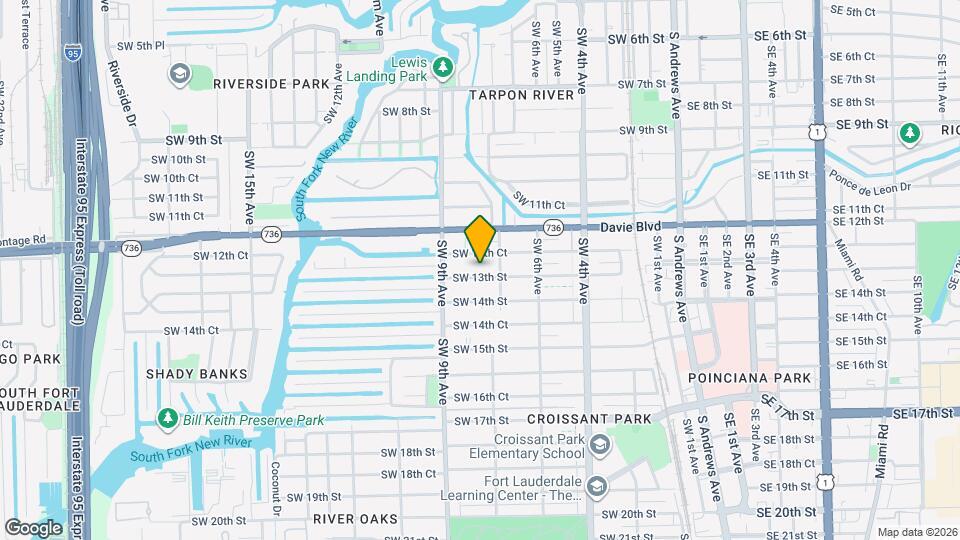 819 SW 13th St Map and Location Details