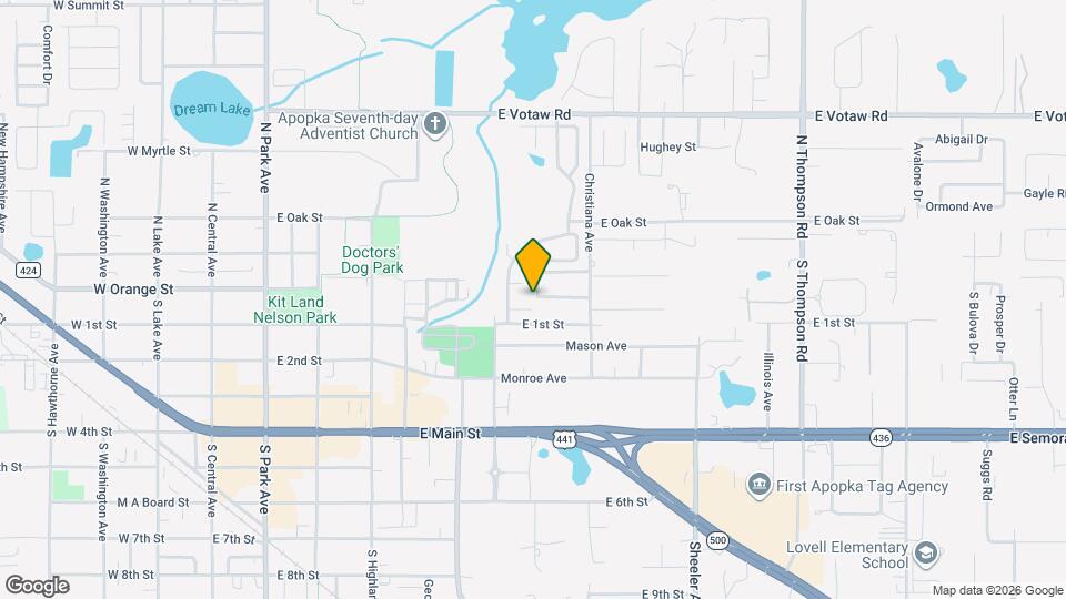 647 Falling Oak Cove Map and Location Details