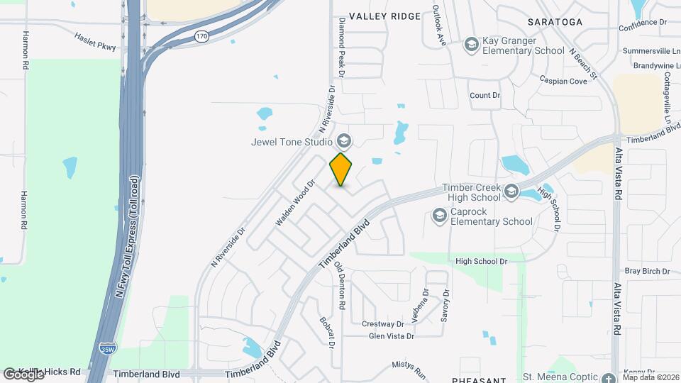 2912 Hollow Valley Dr Map and Location Details