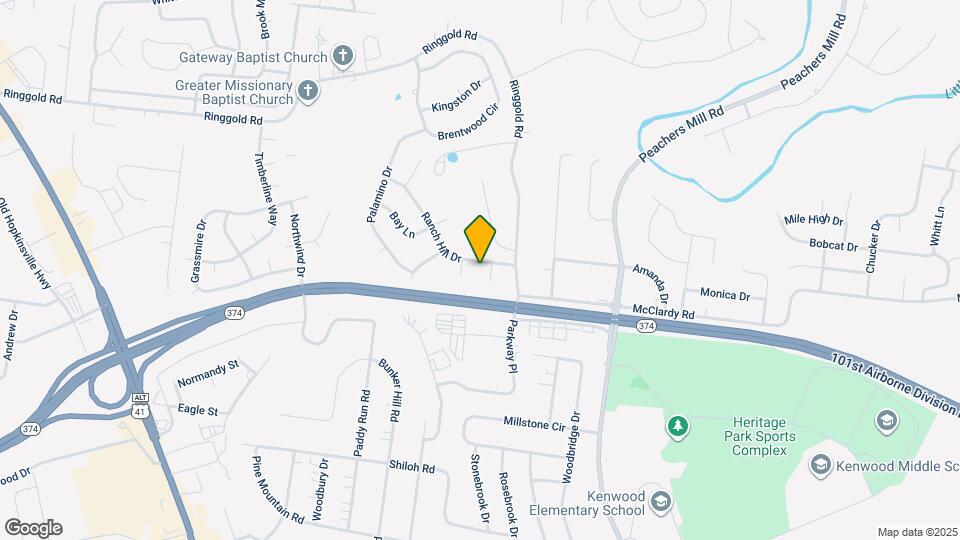 718 Ranch Hill Dr Map and Location Details