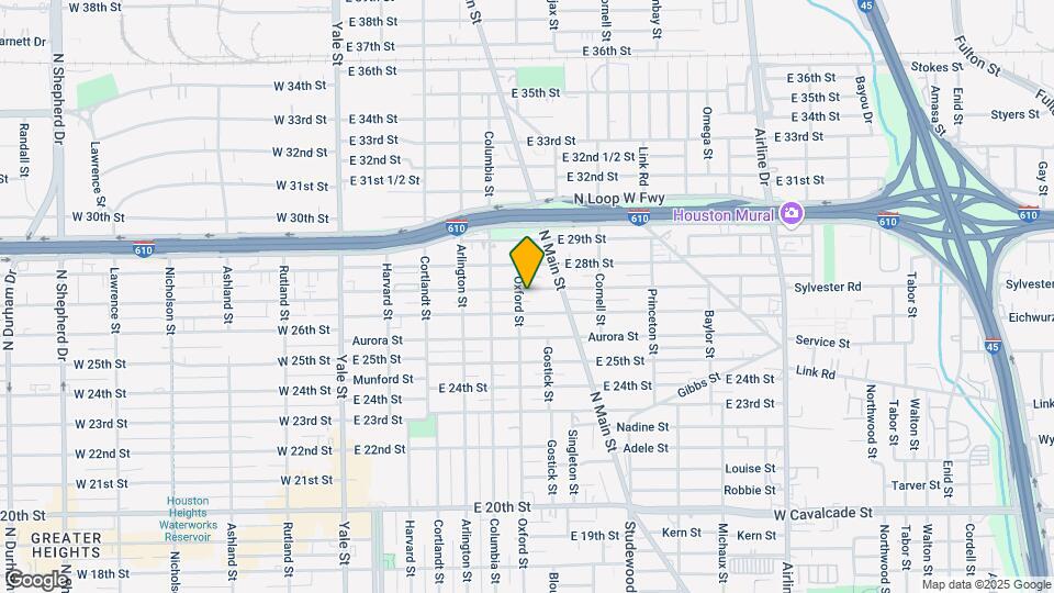 606 E 27th St Map and Location Details