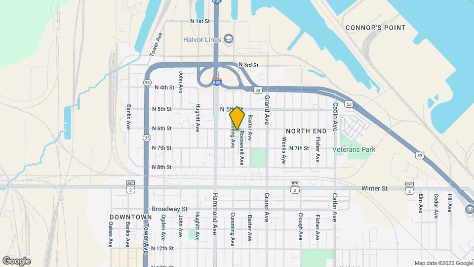 602-612 Cumming Ave Map and Location Details