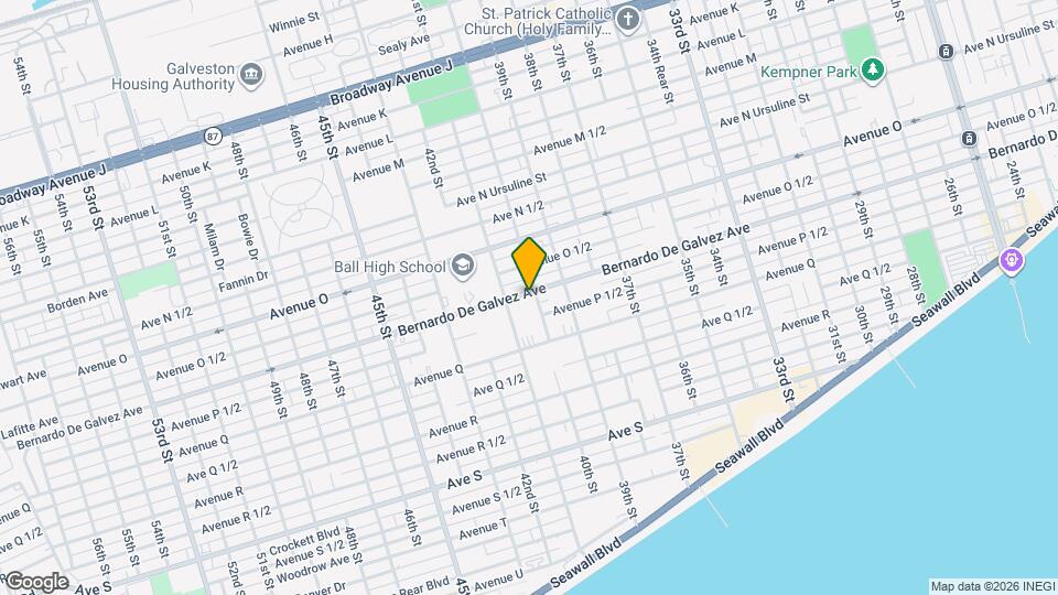 1901 40th St Map and Location Details