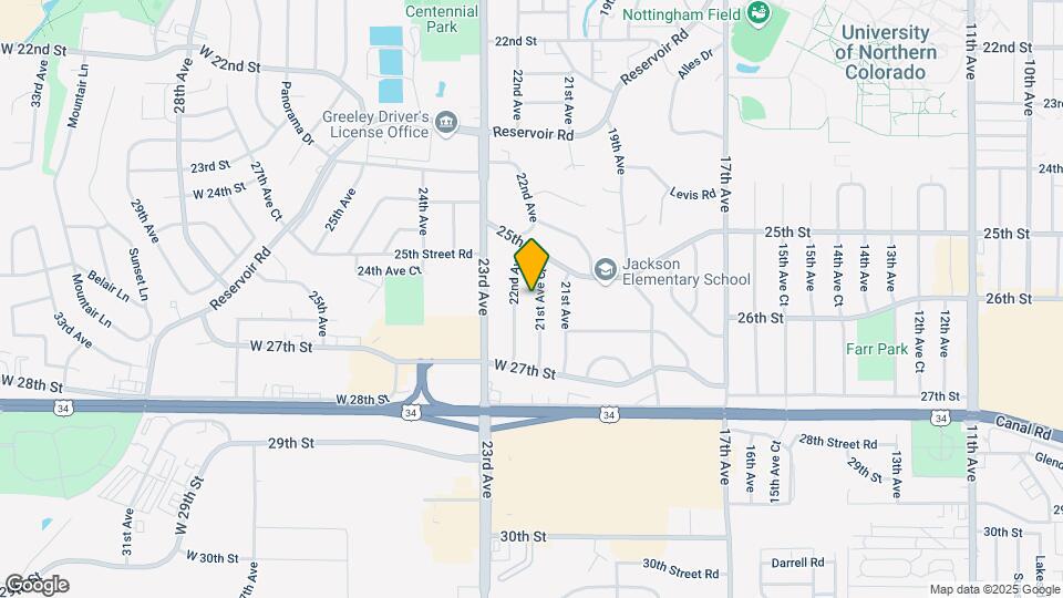 2535 21st Ave Ct Map and Location Details