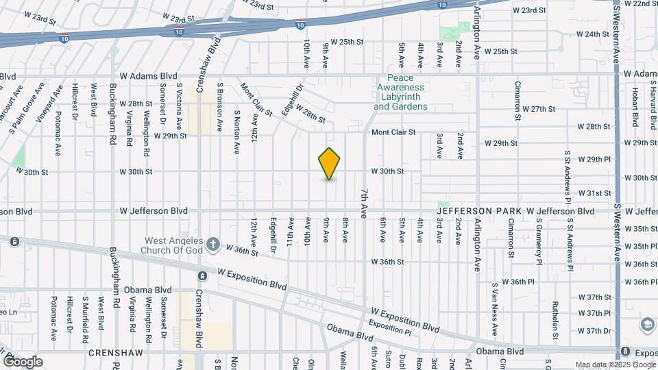 3018 9th Ave Map and Location Details