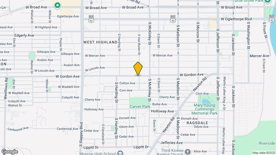 705 S Van Buren St Map and Location Details