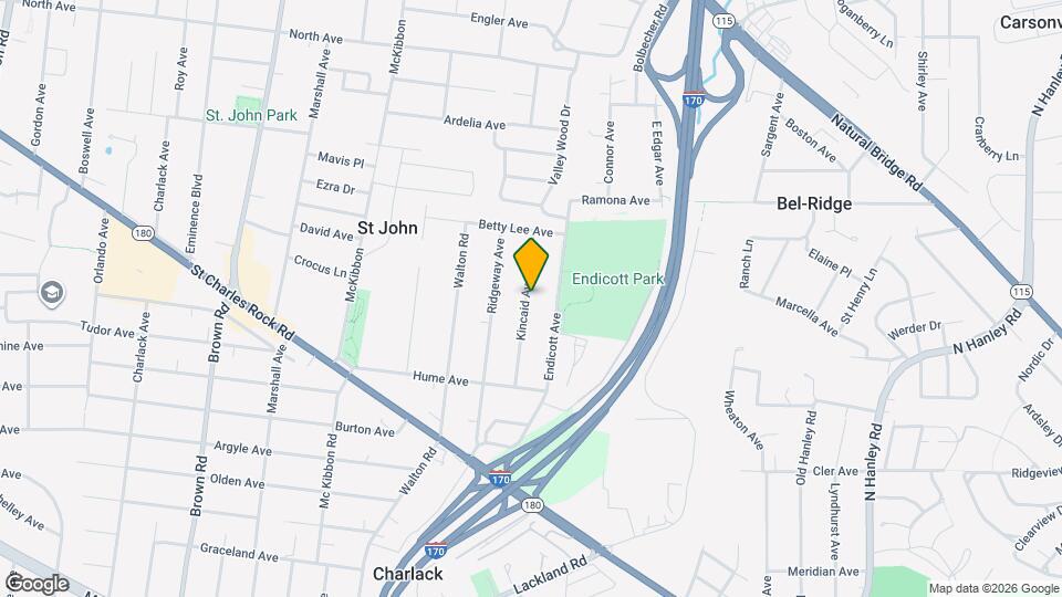 2976 Kincaid Ave Map and Location Details