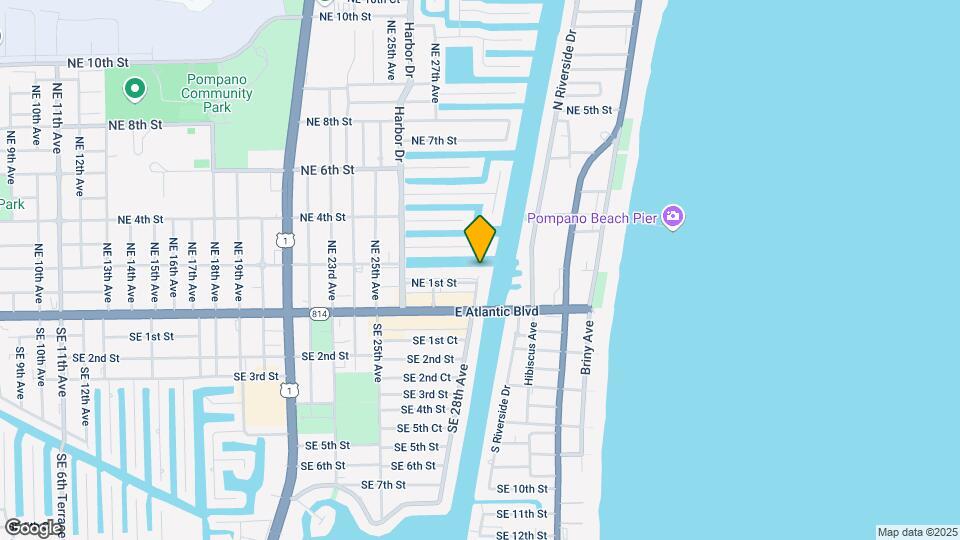 Pompano Yacht and Beach Club Map and Location Details