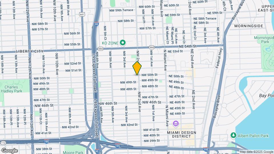 4980 NW 2nd Ave Map and Location Details