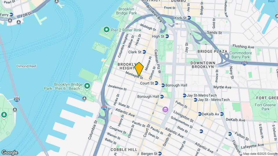134 Montague St Mapa y Detalles de la Ubicación