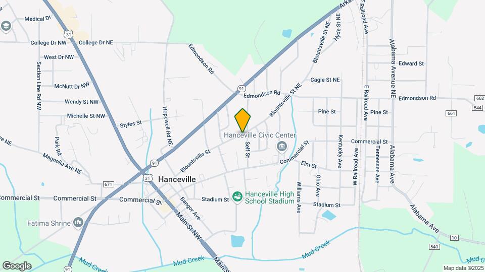 619 Blountsville St Map and Location Details