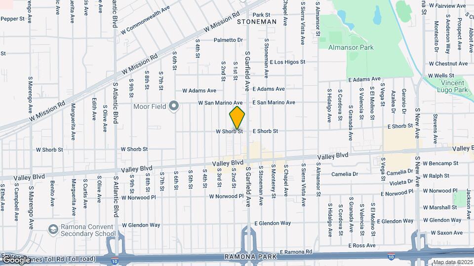 1200 S 2nd St Map and Location Details