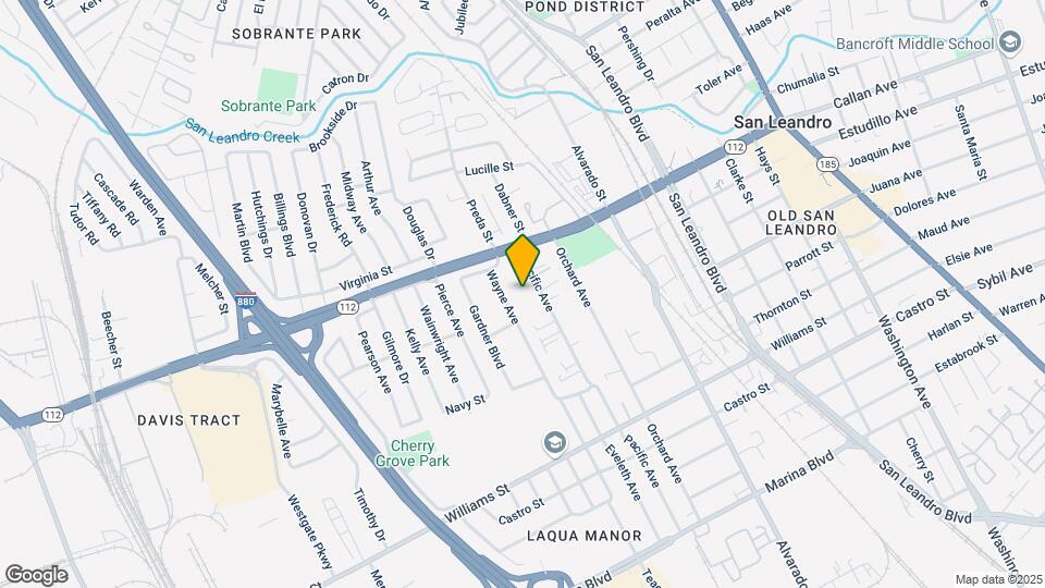 1261 Pacific Ave Map and Location Details