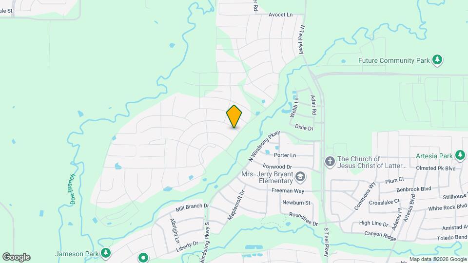 4151 Silver Spur Dr Map and Location Details