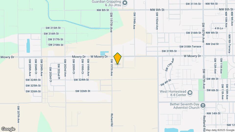 32206 SW 196th Ave Map and Location Details