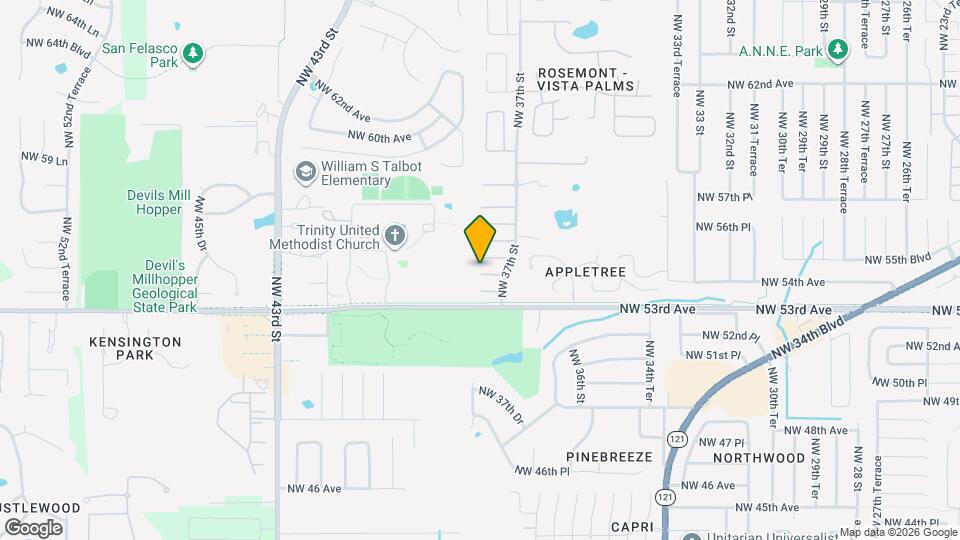 3760 NW 53rd Rd Map and Location Details