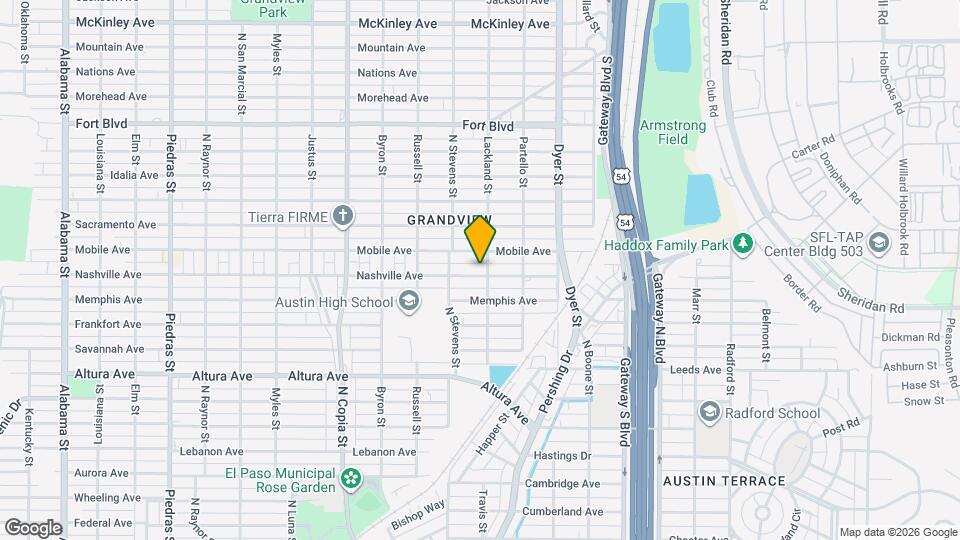 3727 Nashville Ave Map and Location Details