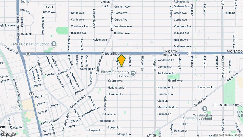 1906 Carnegie Ln Mapa y Detalles de la Ubicación