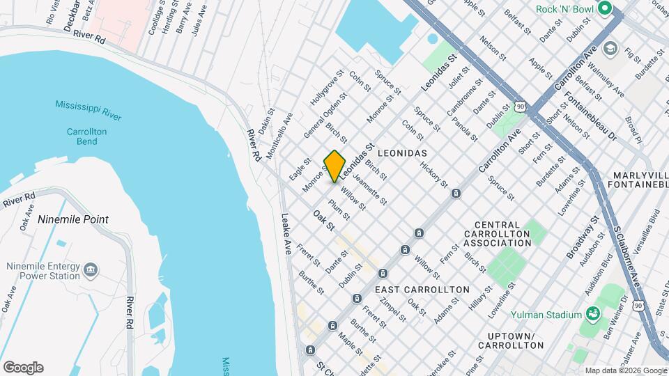 1329 Leonidas St Map and Location Details
