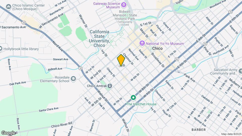 630 W 4th St Map and Location Details