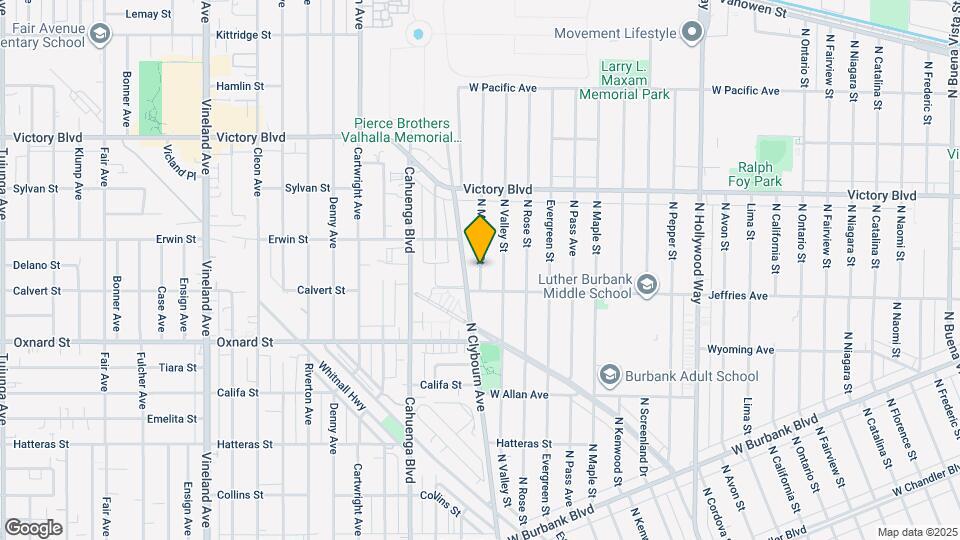 1915 N Manning St Map and Location Details