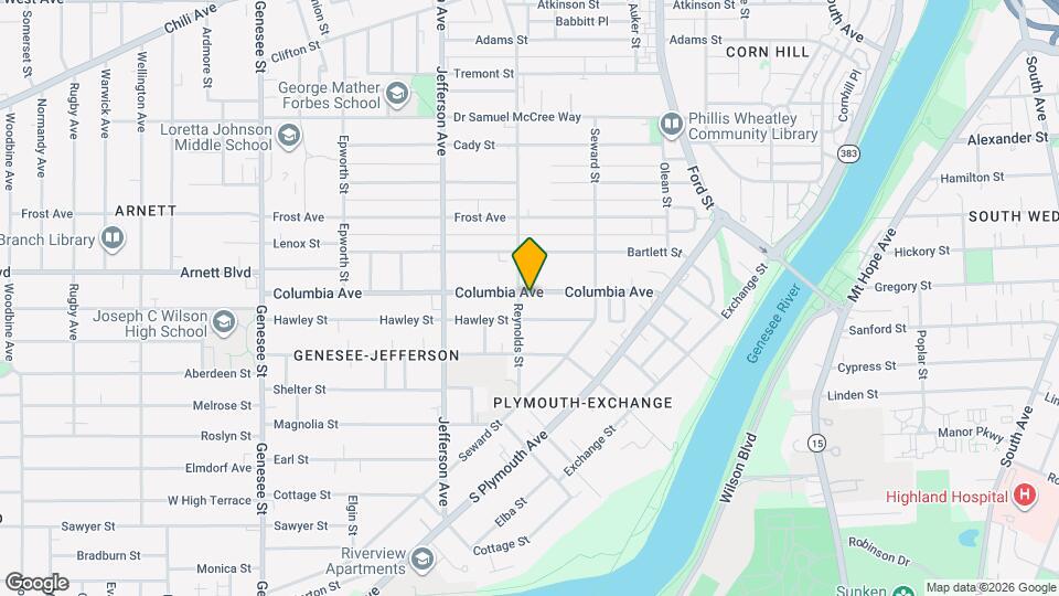 185 Columbia Ave Map and Location Details