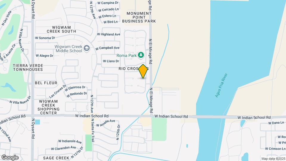 12339 W Glenrosa Ave Map and Location Details