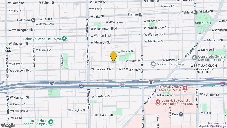 212 S Leavitt St, Unit 2 Map and Location Details