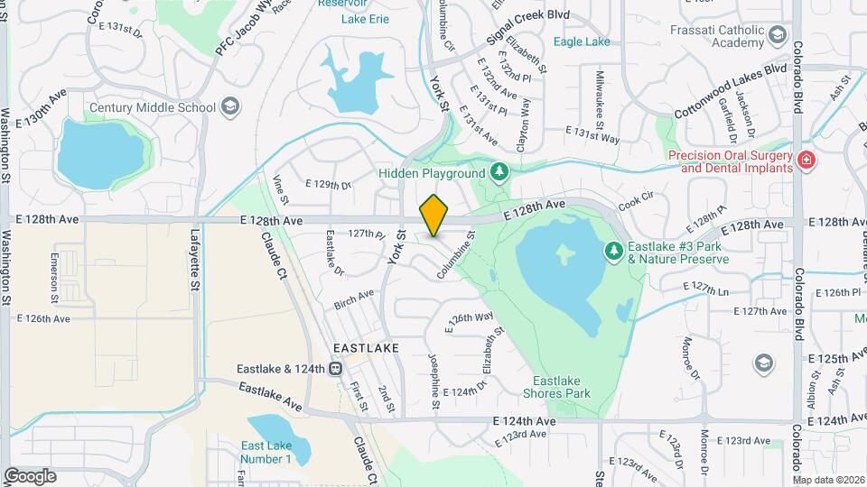 2434 E 127th Pl Map and Location Details