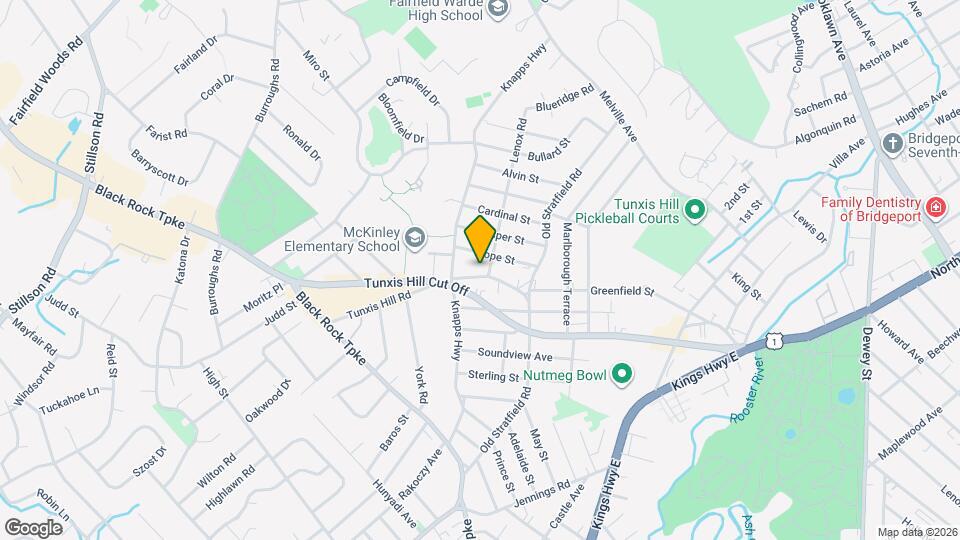 732 Tunxis Hill Rd Map and Location Details