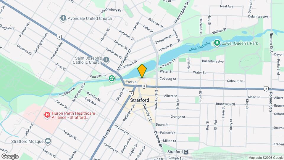 York Apartments Map and Location Details