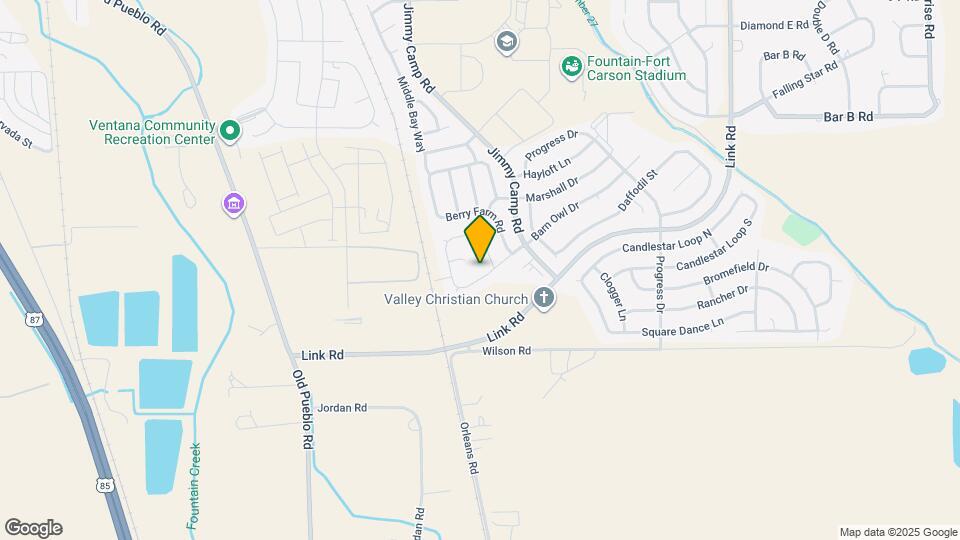 7740 Barn Owl Dr Map and Location Details