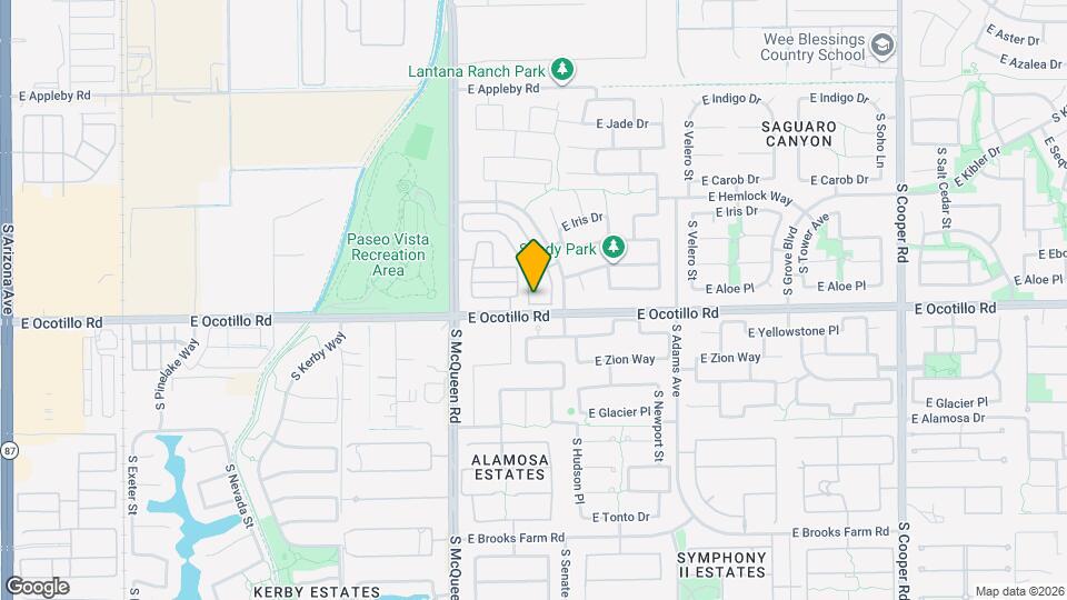 3983 S Crosscreek Dr Map and Location Details