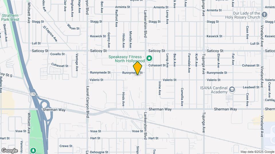 11730 Runnymede St, Unit 102 Map and Location Details