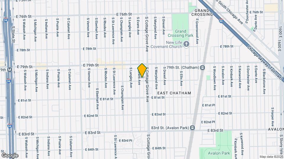 7957 S Evans Ave Mapa y Detalles de la Ubicación