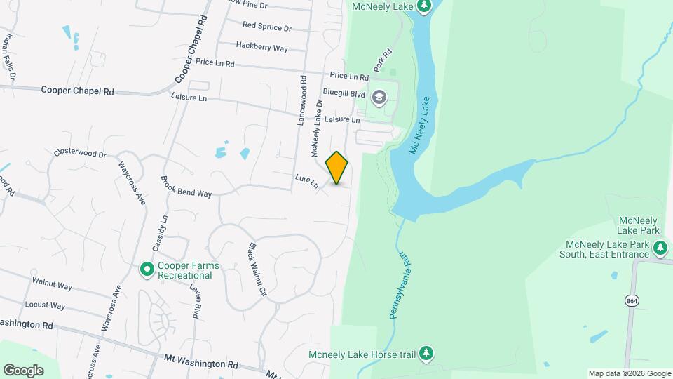 6600 Queens Falls Ct Map and Location Details