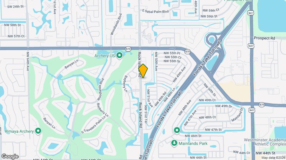 5113 NW 52nd St Map and Location Details