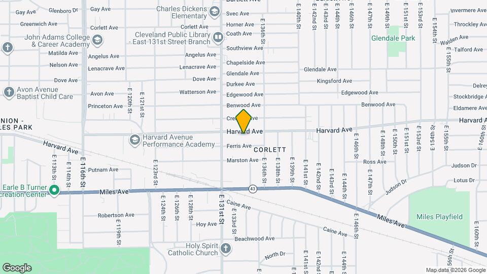 13306 Harvard Ave Map and Location Details
