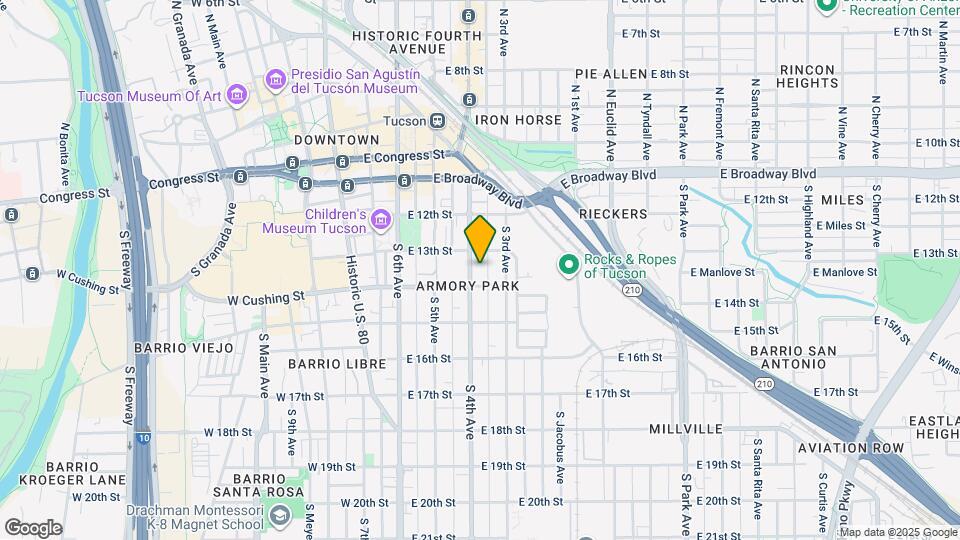 327 S 4th Ave Mapa y Detalles de la Ubicación