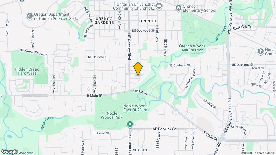 6587 NE Forest Ln Map and Location Details