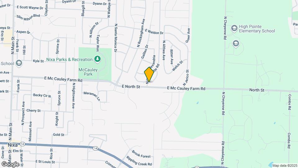 856 E Beechwood Rd Map and Location Details